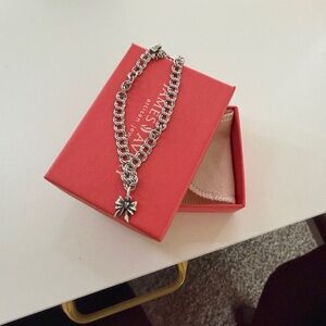 Silver Bow Chain bracelet